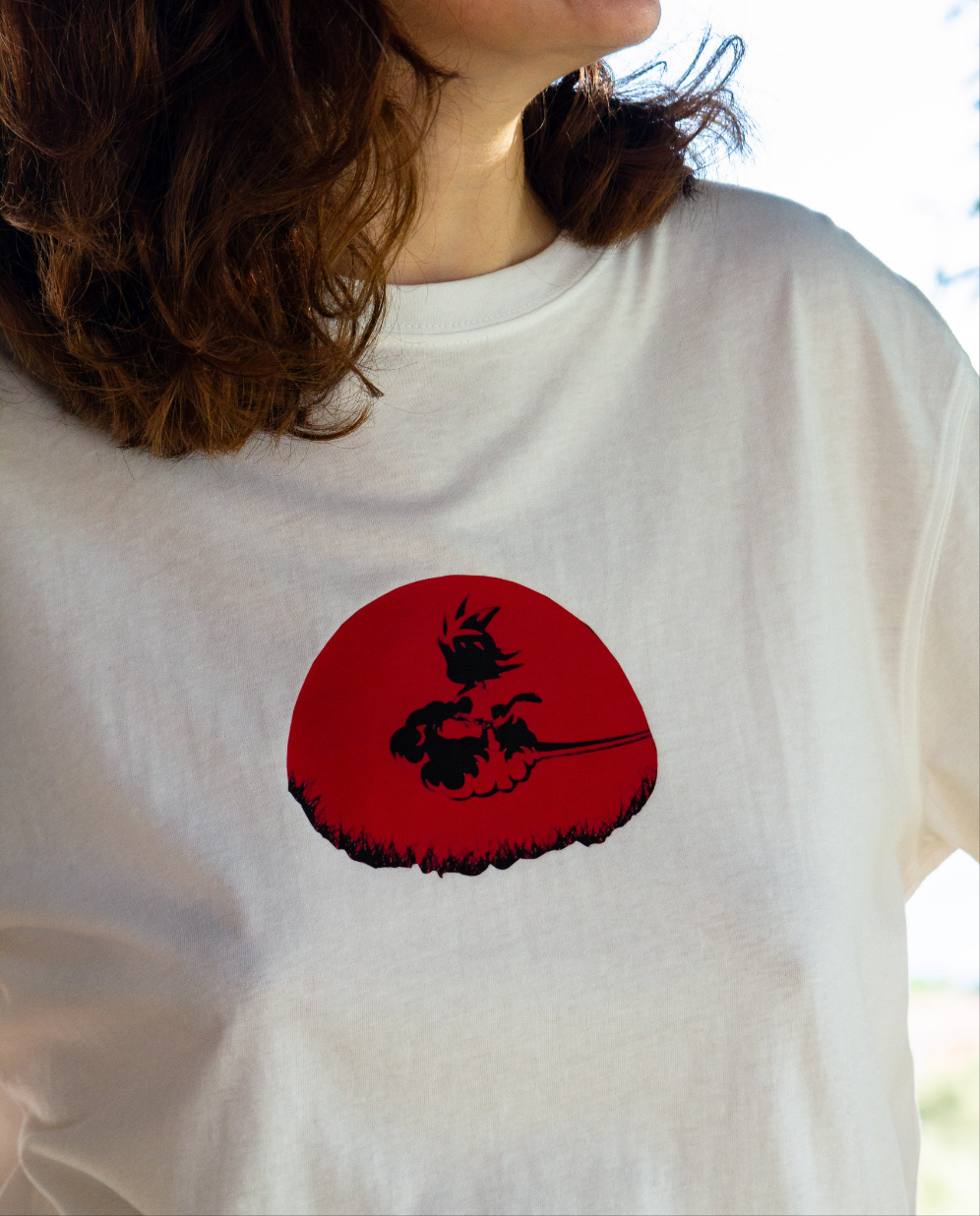 T-Shirt Dragon Ball - Goku e Simbolo del Ki