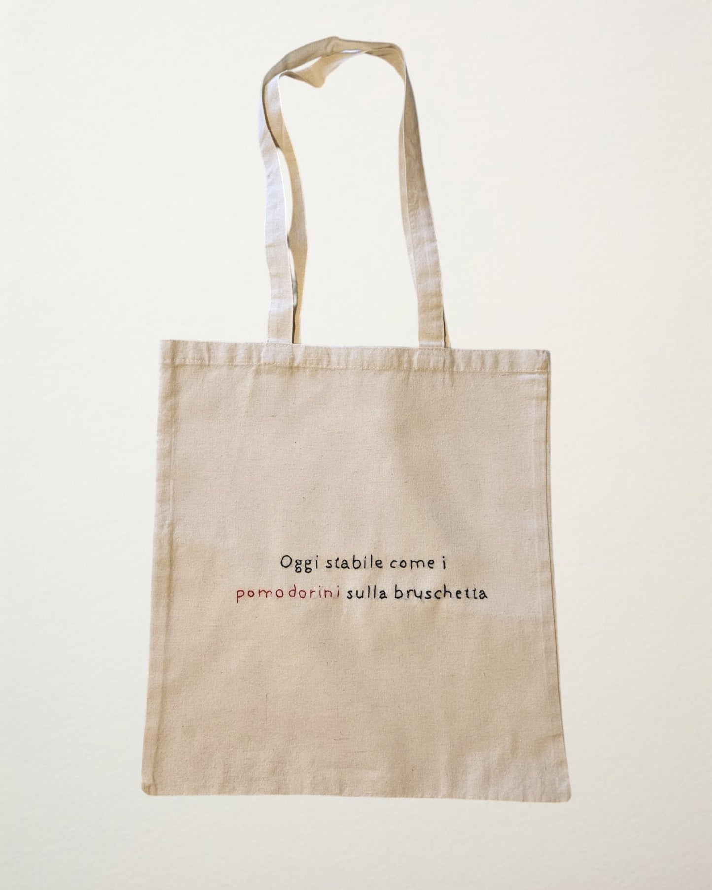 tote bag stabile come i pomodorini