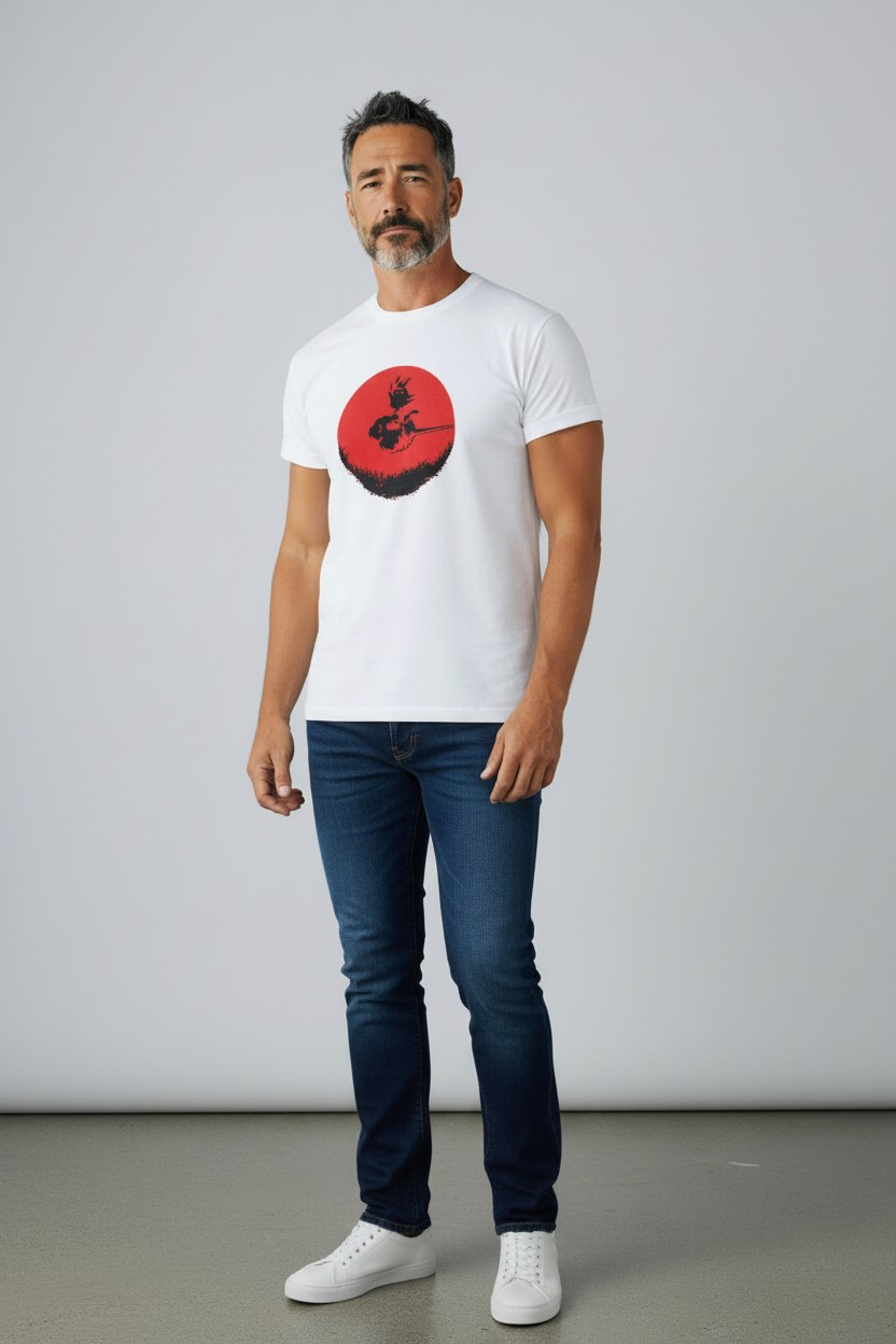 T-Shirt Dragon Ball - Goku e Simbolo del Ki