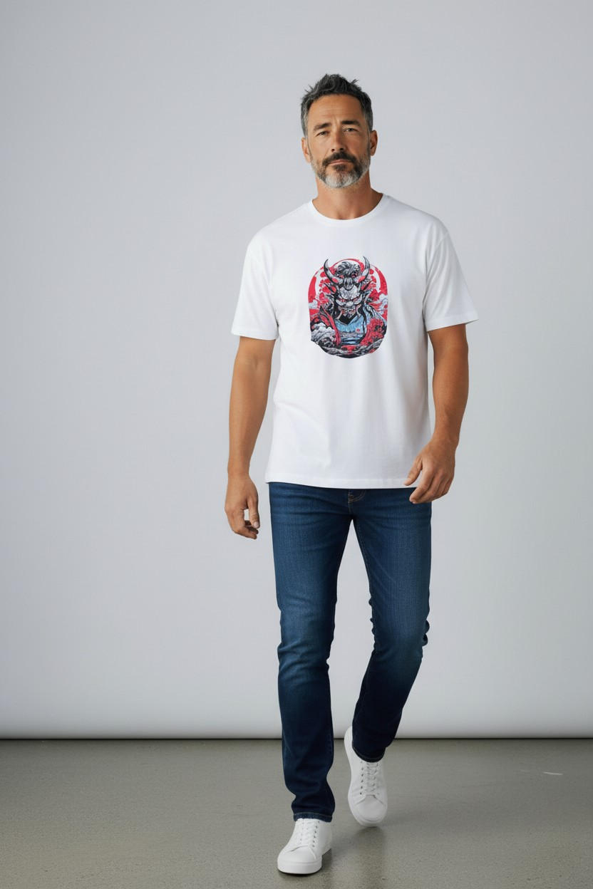 T-shirt samurai oni