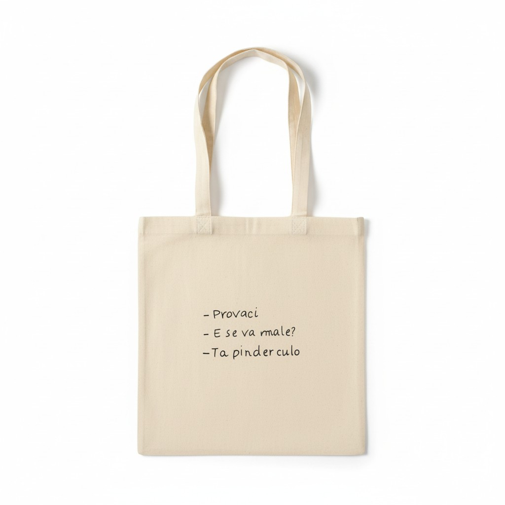 tote bag ironica