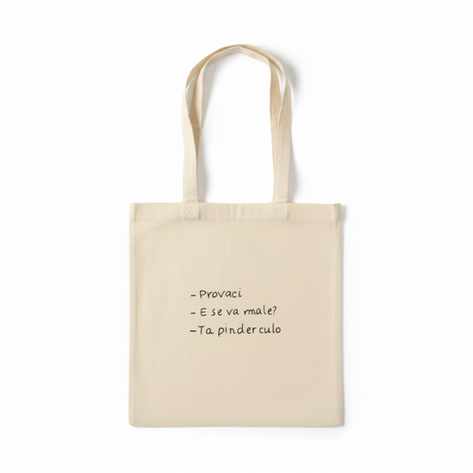 tote bag ironica