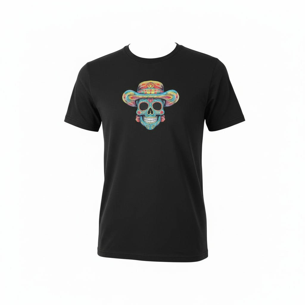 t-shirt teschio